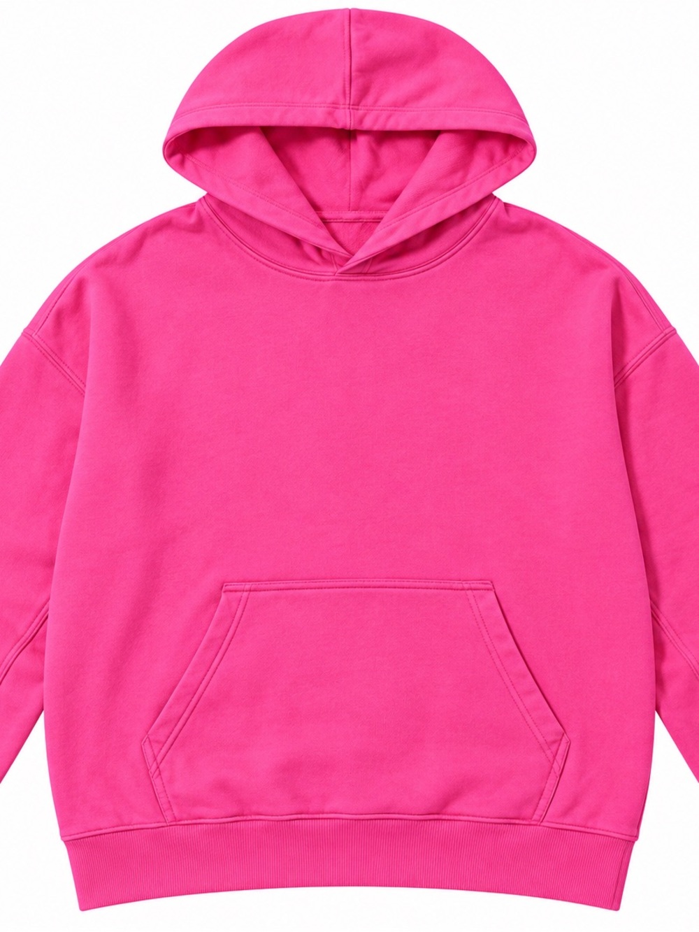 Women’s Hot Pink Stonewash Pullover Hoodie Size M
